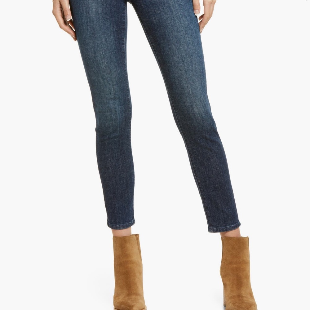 MOTHER The Looker high waist crop skinny jeans (switch it up wash)